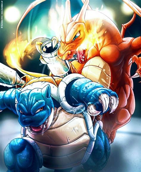 pokemon charizard vs blastoise